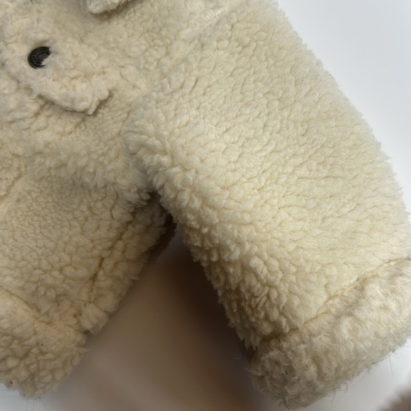 Cozy Sherpa Jackets - Cream and Taupe - Picture 3 of 7